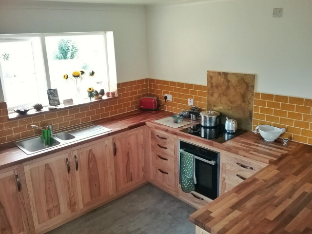 Bespoke Kitchen. Olice Ash cabinets rustic-kitchen