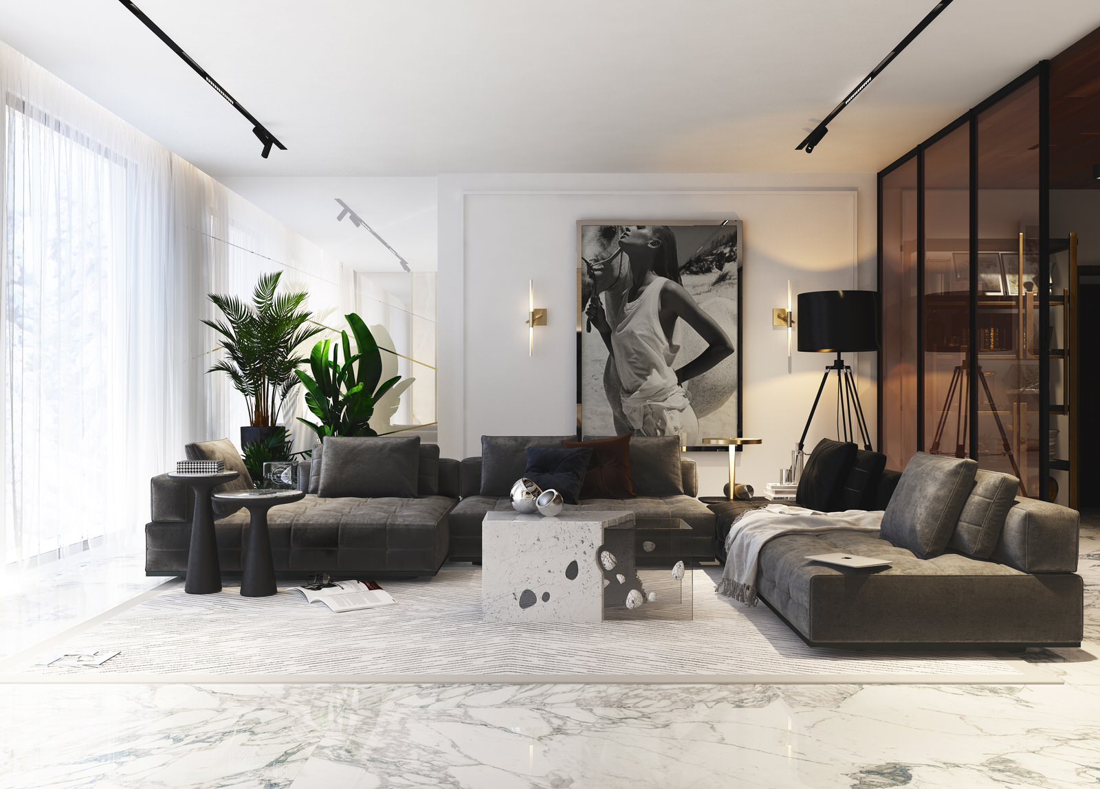 Vacation home. Living room