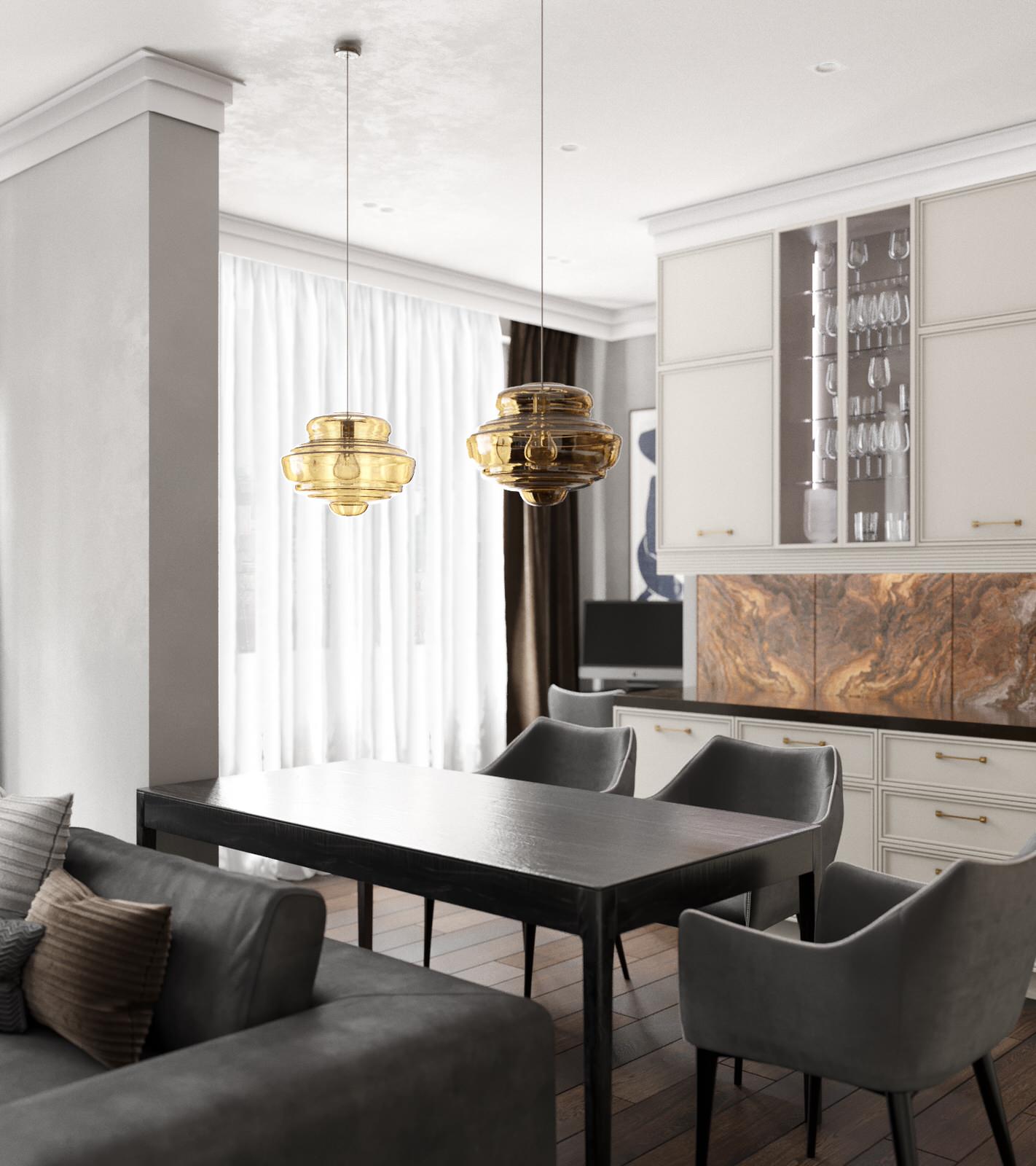 Проект интерьера квартиры в ЖК «Солнечный Олимп»