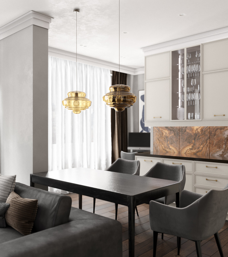 Проект интерьера квартиры в ЖК «Солнечный Олимп»