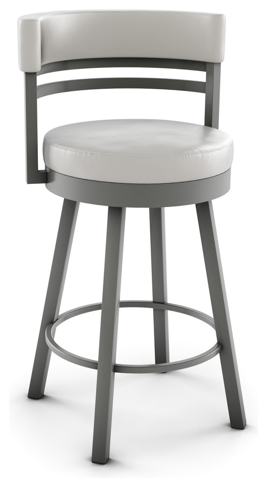 Round Swivel Stool With Metal Base CONTRACT QUALITY, Counter