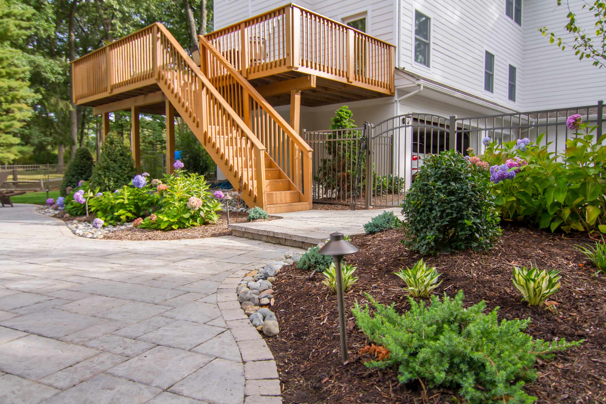 Creating a pool area on a sloped backyard