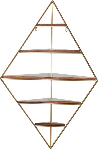 Home Furniture Diy Diamond Shaped Metal Modern Floating Wall Mount Shelves Shelf Unit Storage Tier Athena Com Pe - Modern Wall Mounted Shelving Unit Home Furniture Diy Diamond Shaped Metal Modern Floating Wall Mount Shelves Shelf Unit Storage Tier Athena Com Pe - Modern Wall Mounted Shelving Unit