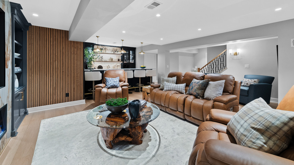 Luxury Complete Basement Transformation | Pittsburgh, PA