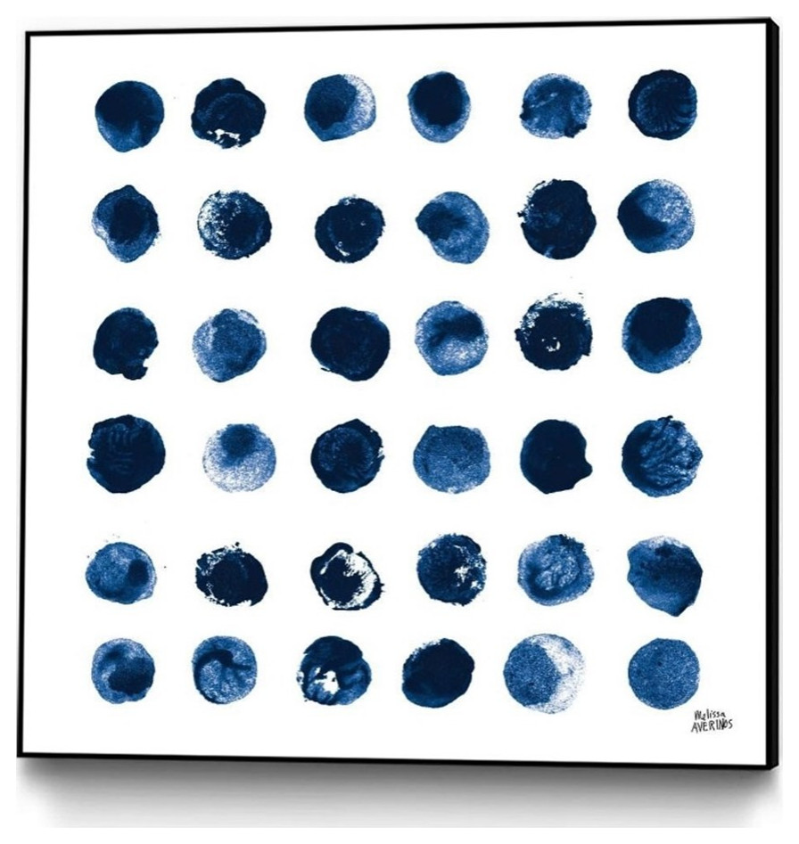 Feat Van toepassing zijn Razernij Giant Art Canvas 30x30 Markmaking Blue Sq II Framed in Multi-Color -  Contemporary - Prints And Posters - by Homesquare | Houzz