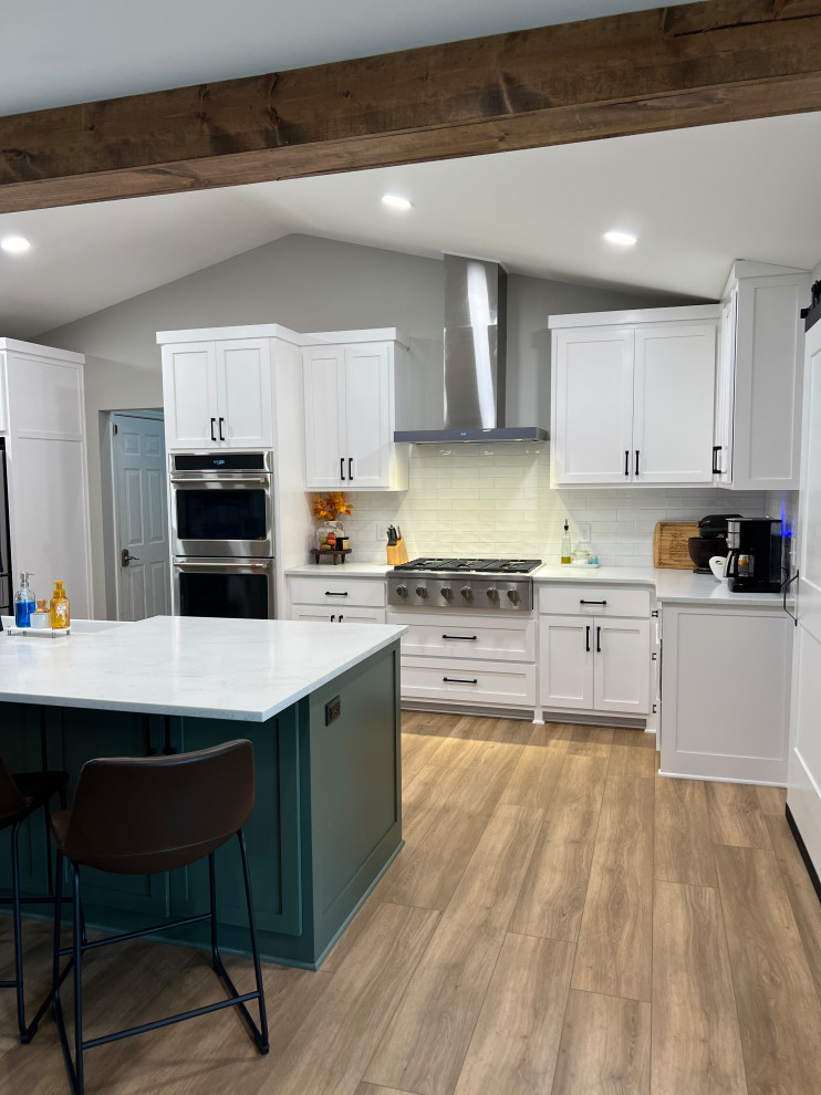 Sage Kitchen and Laundry Room