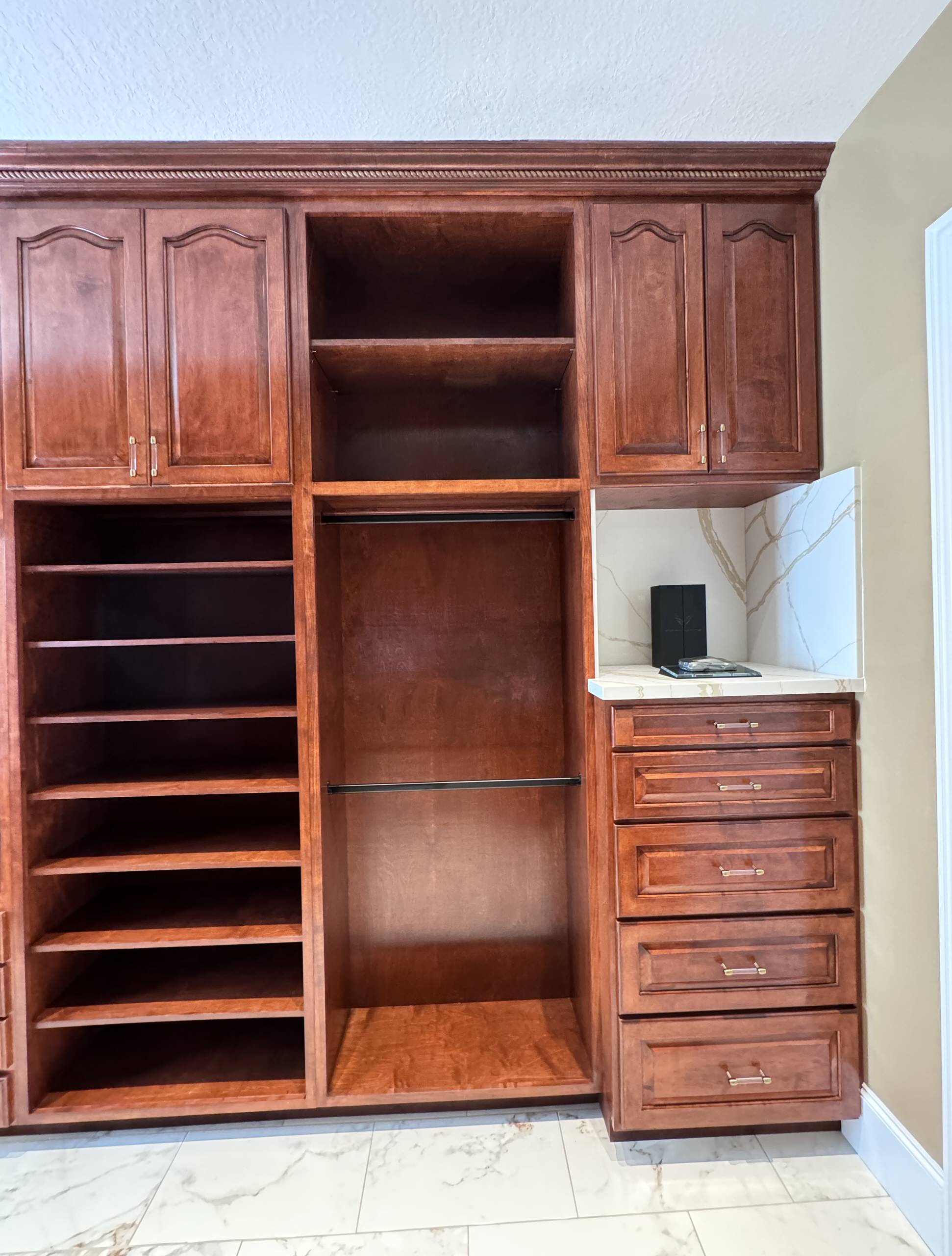 Custom His and Her Closet