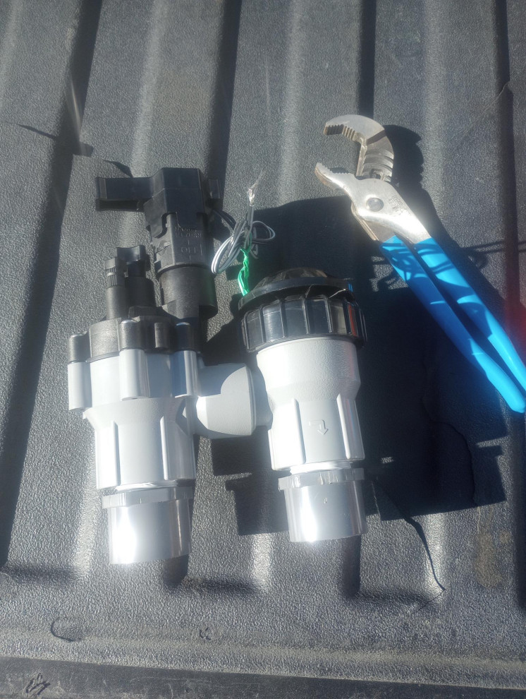 Irrigation valve replacement and sprinkler tune-up
