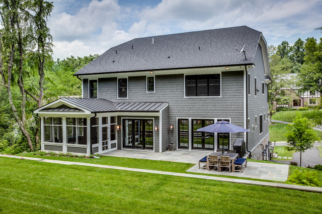 Rear Elevation craftsman-facade