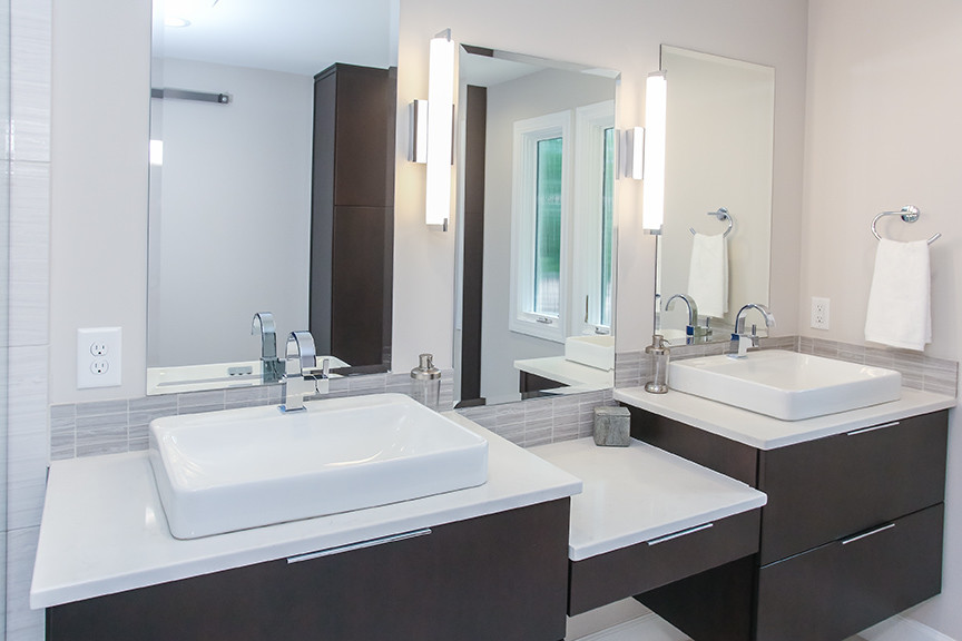 Gainesville Modern Master Bath and Closet