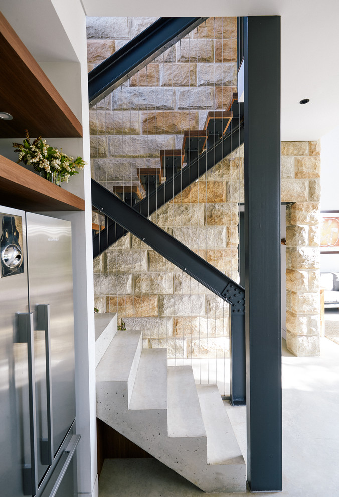 Photo of a contemporary staircase in Sydney.
