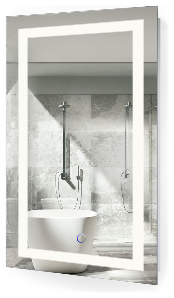 Amazon Com Aquabatos 36 X 28 Illuminated Led Bathroom Mirror