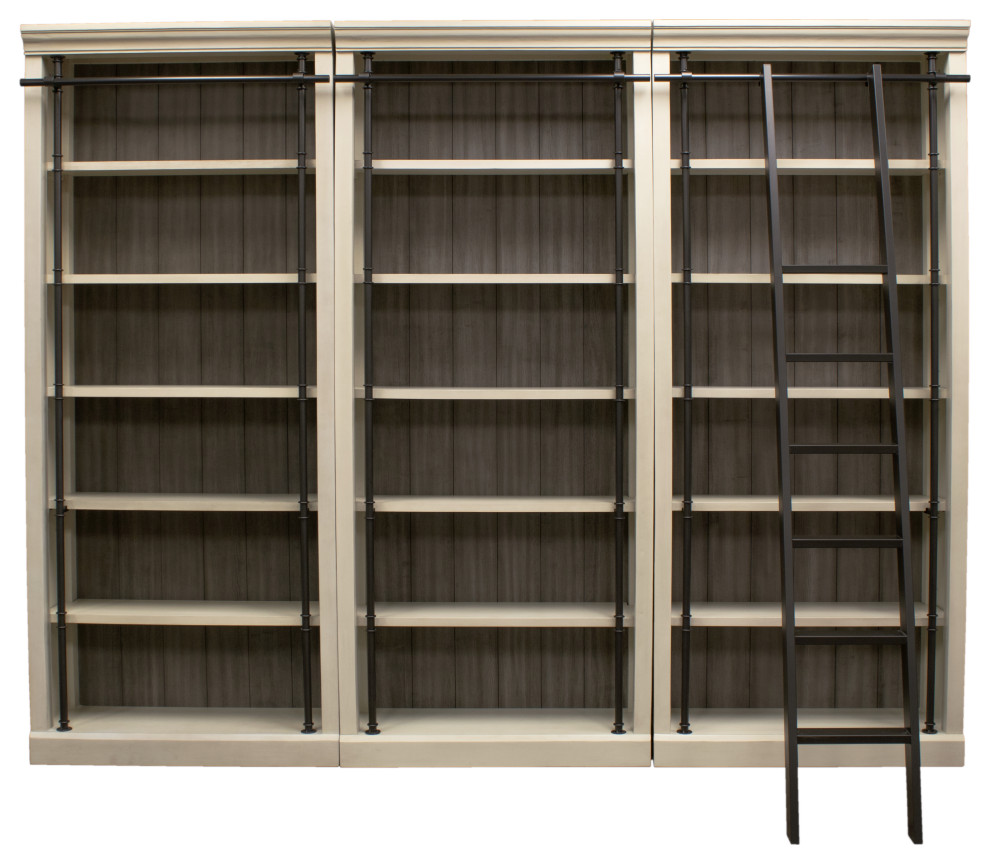 Fully Assembled Bookcase, Storage Organizer Industrial Bookcases