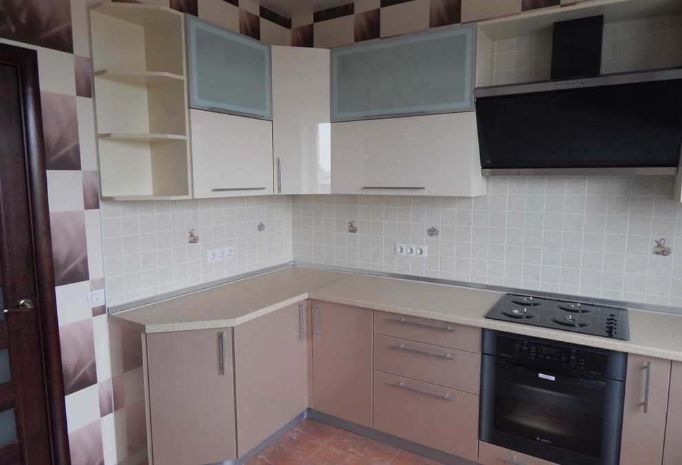 Кухни с фасадами из пластика