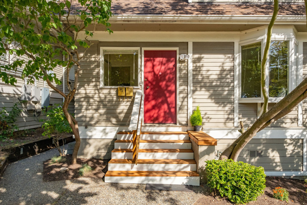 Eclectic home design photo in Seattle