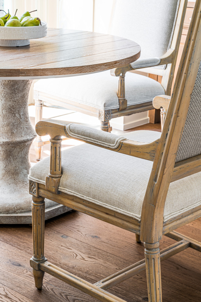 Transitional dining room photo in Miami
