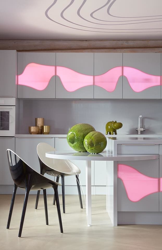 Карим Рашид и Диана Балашова в проекте с потолками Cerutti ST