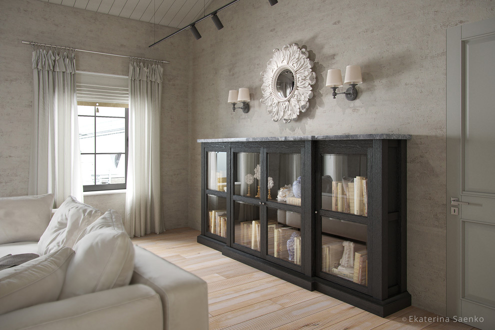 Квартира гостиничного типа в стиле лофт и минимализм.