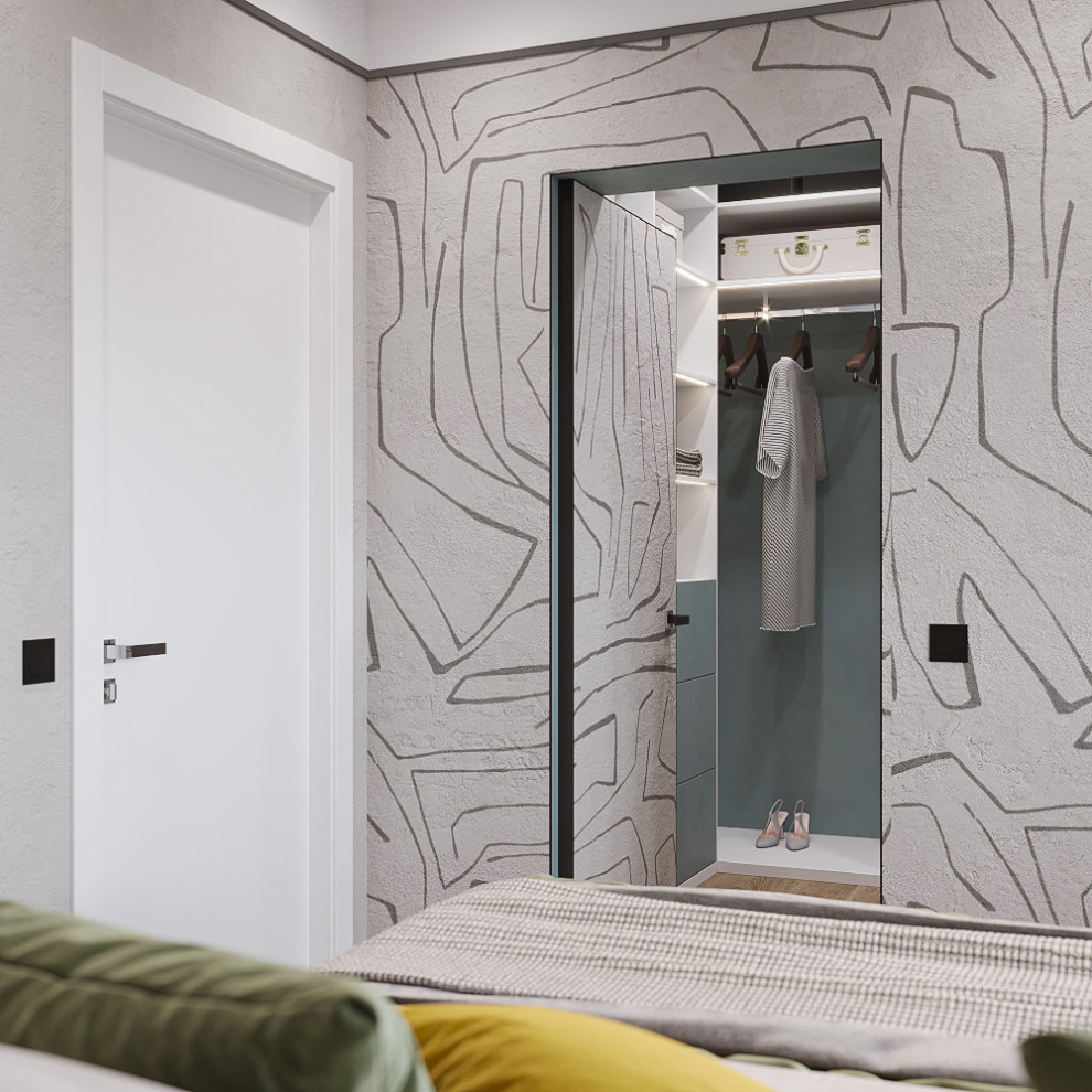 Спальня с гардеробной с/т Фестивальное, Курская область.