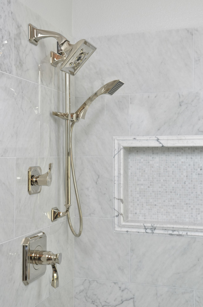 Inspiration for a transitional bathroom remodel in San Francisco