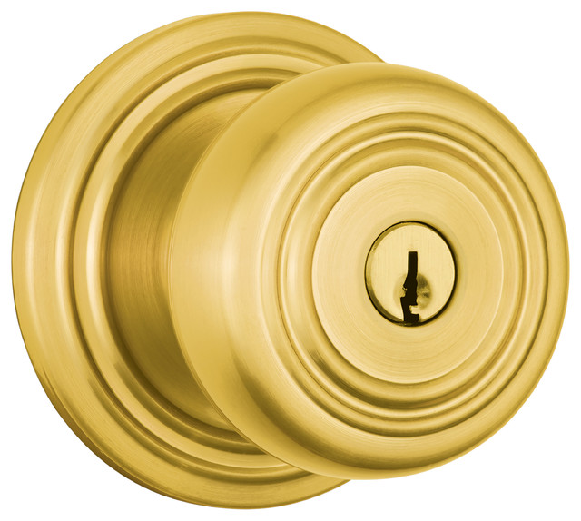 Brinks Push Pull Rotate ley Entry Knob Traditional Doorknobs