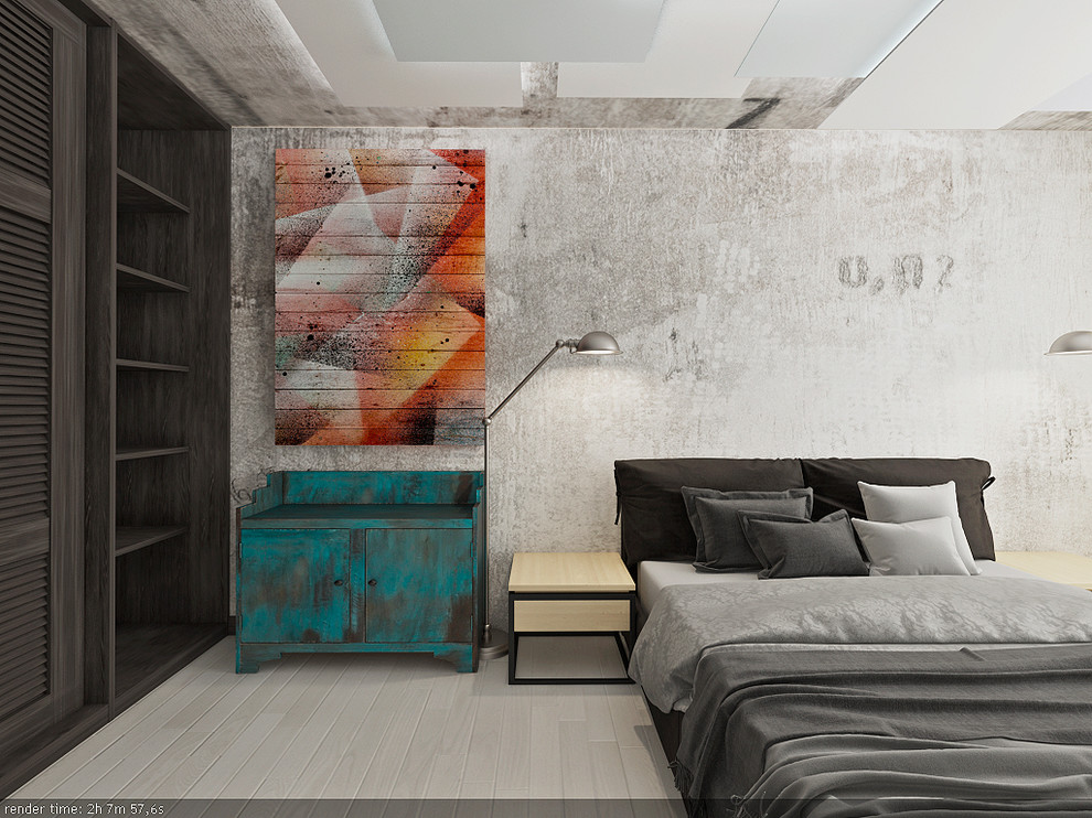 Квартира для семьи с двумя детьми с элементами лофт