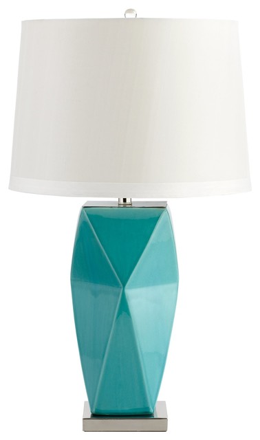 Cyan Design Hoku Table Lamp, Turquoise
