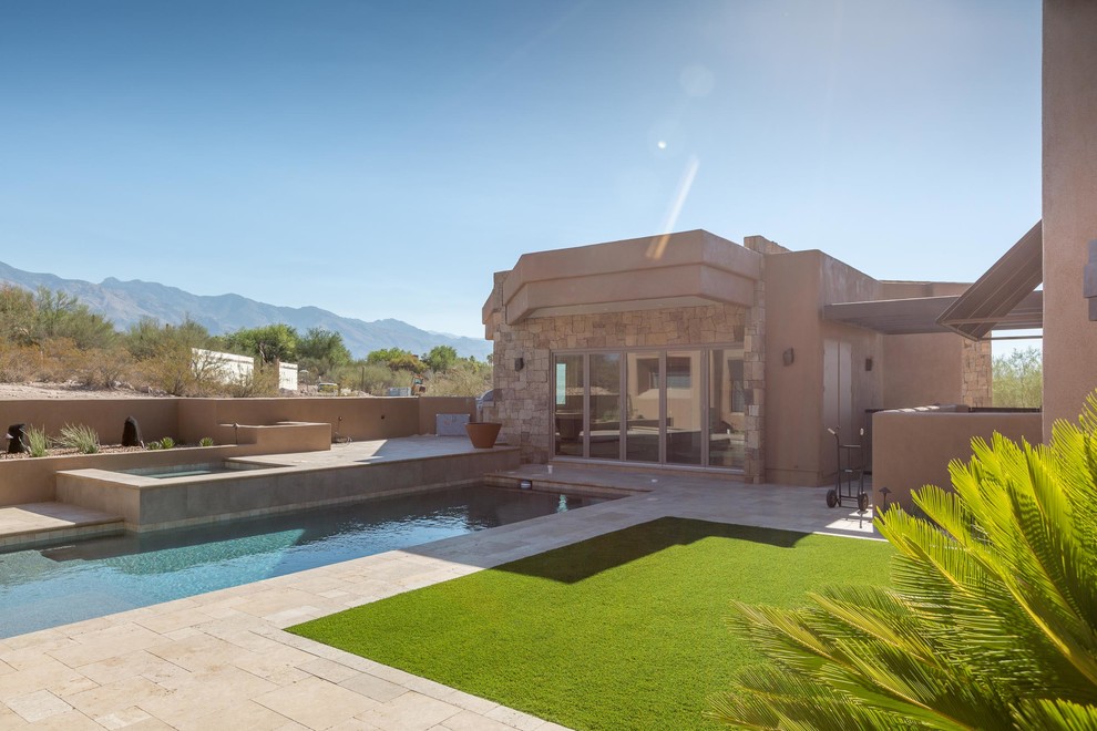 This is an example of a contemporary pool in Phoenix.