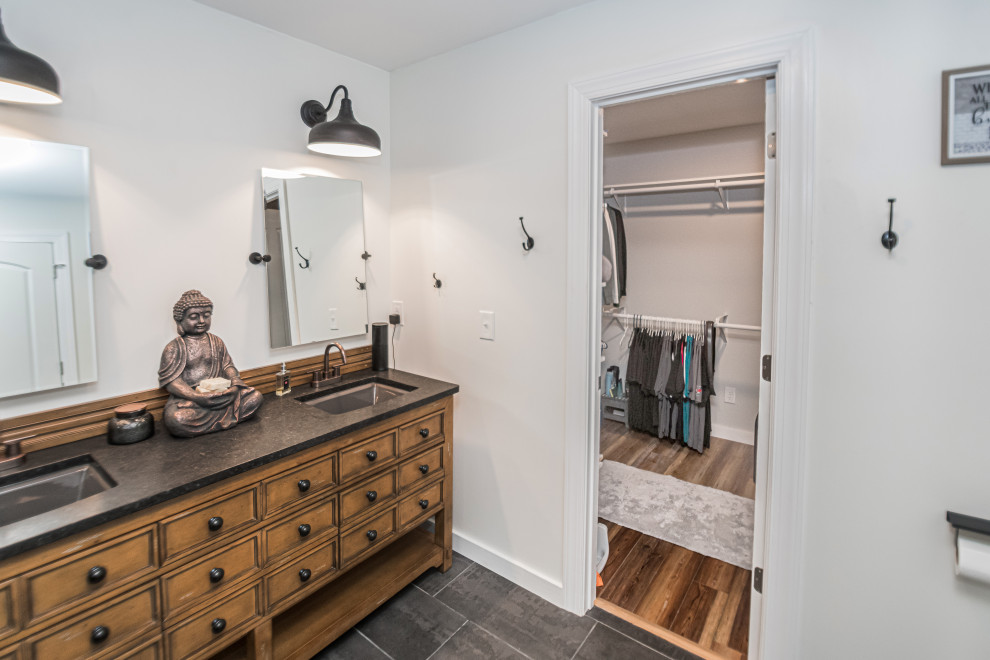 Masculine Meets Farmhouse Master Suite Addition