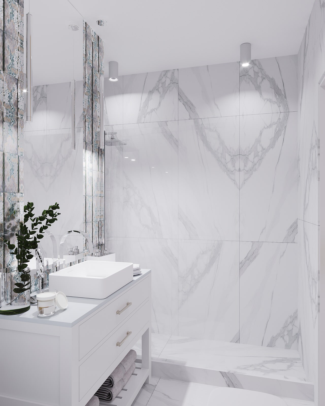 Дизайн-проект 2-х комнатной квартиры 55 м2, в неоклассическом стиле