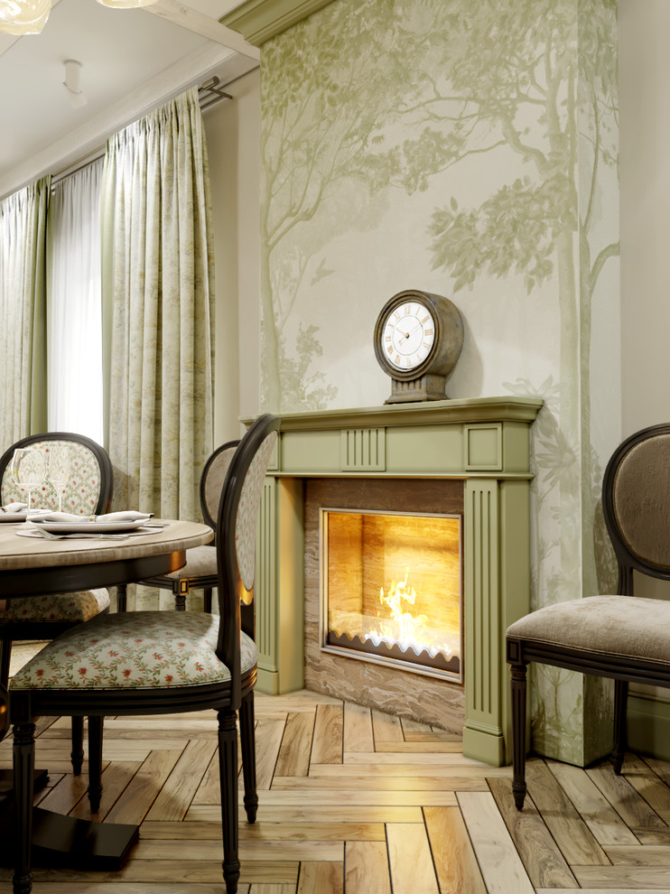 Загородный дом в оливковых тонах