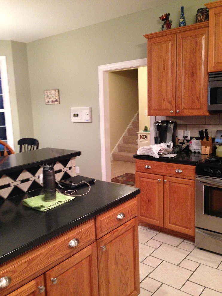 Chambers Hill Rd Double Kitchen Renovation - Upstairs Kitchen Before