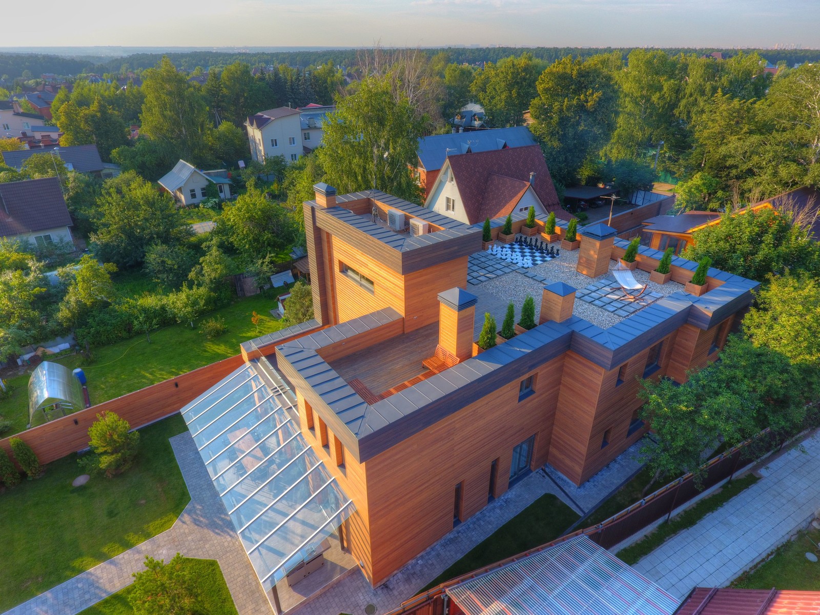 Эко-урбанистический дом Норден с эксплуатируемой кровлей