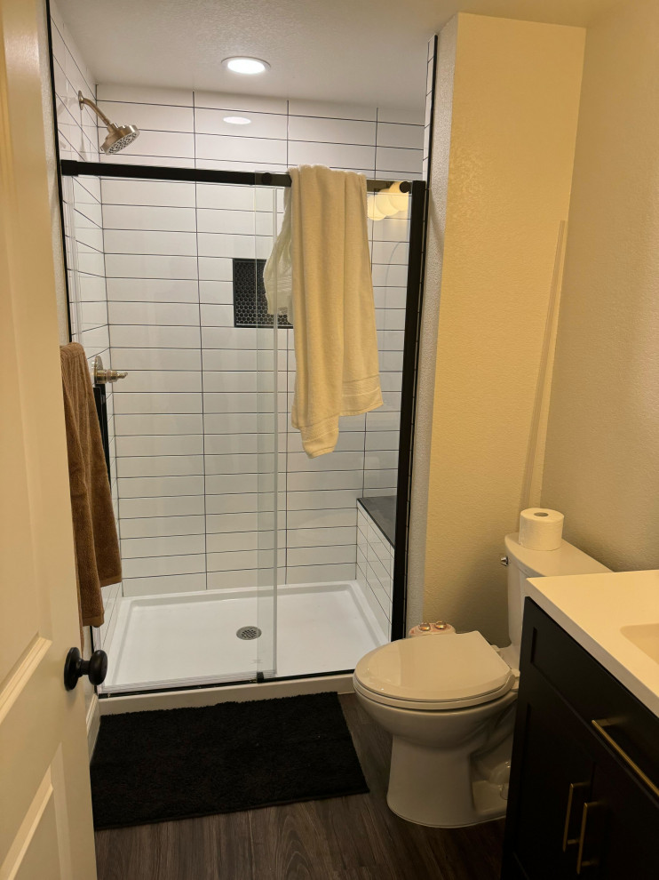 Commerce City Basement Finish with Bathroom and Workout Room