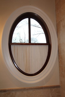 Oval Window with Pleated Shade - Traditional - Nashville 