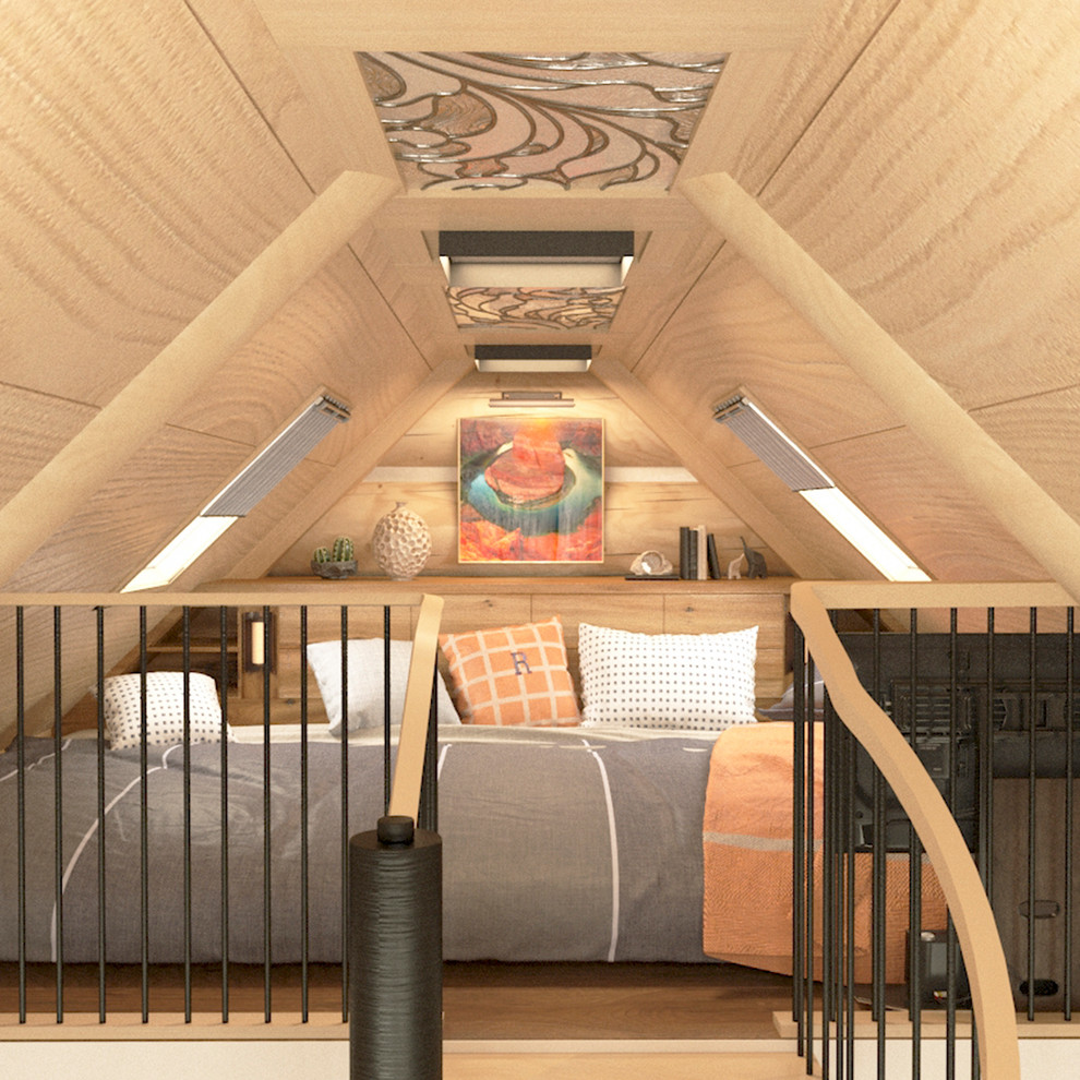 Визуализации в стиле «ШАЛЕ» с элементами скандинавского стиля