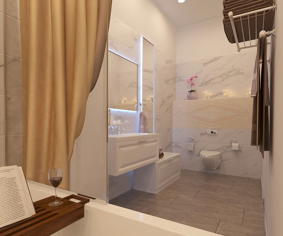 Интерьер двухуровневой квартиры