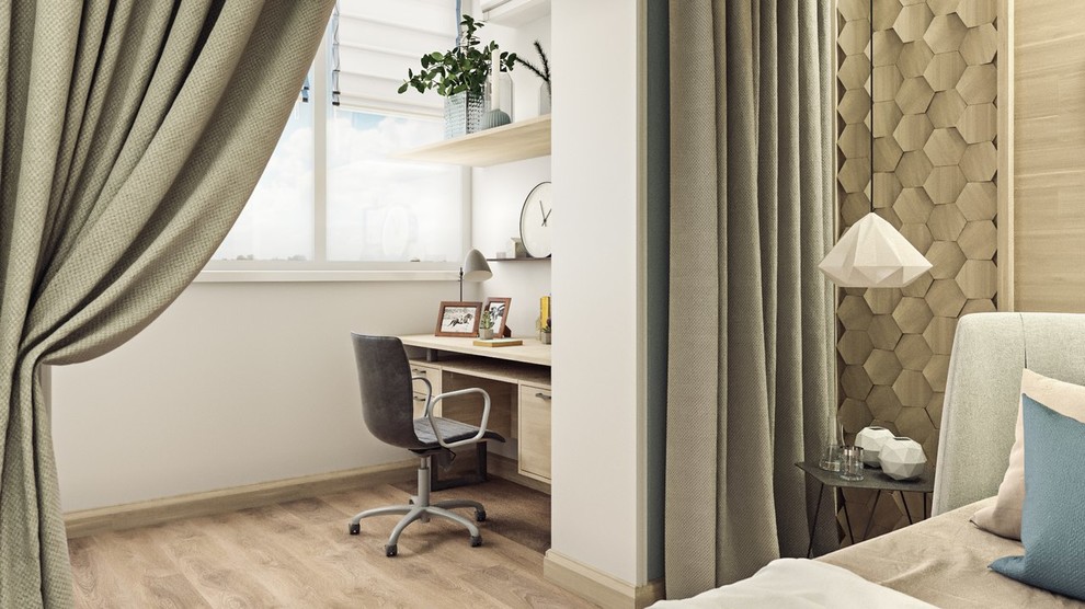 Квартира в современном стиле. Рациональное объединение пространства.