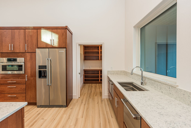 Sequim - Contemporary Frank Lloyd Wright-Inspired Home contemporary-koek
