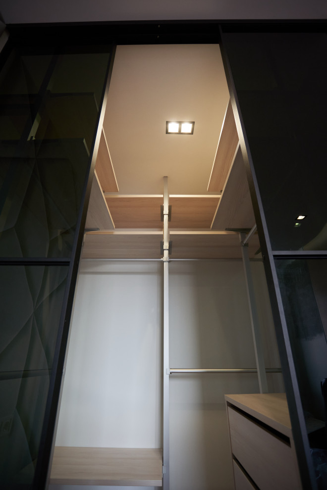 Гардеробная система UNO в интерьере квартиры на Каширской