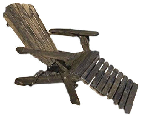 Foldable Adirondack Chair Built In Stow Away Ottoman High Gloss Foldable Adirondack Chair Built In Stow Away Ottoman High Gloss Rustic Wood