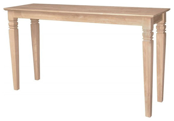 Java Unfinished Console Table Traditional Tables By Java Unfinished Console Table