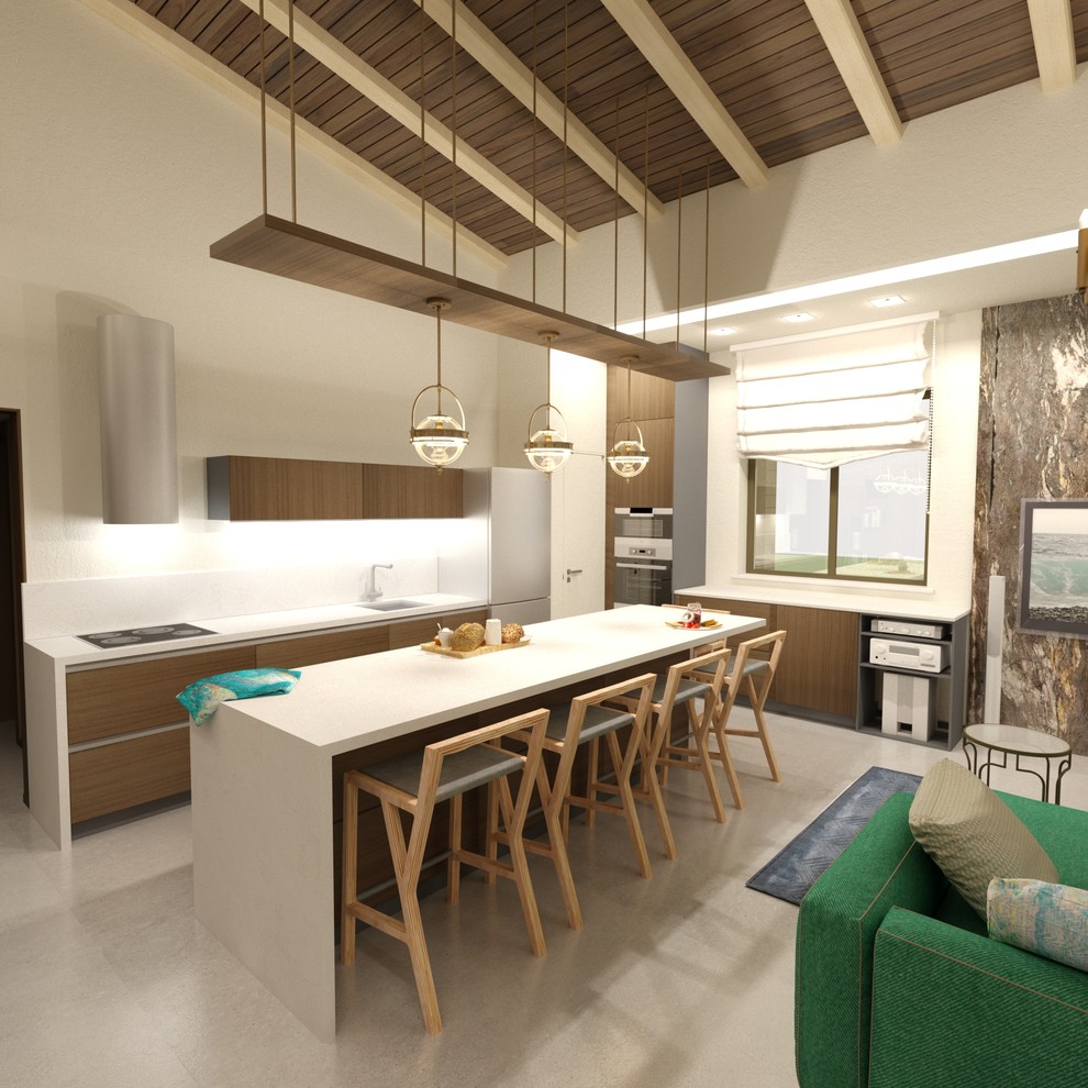 Частный дом для северных широт в современном стиле.