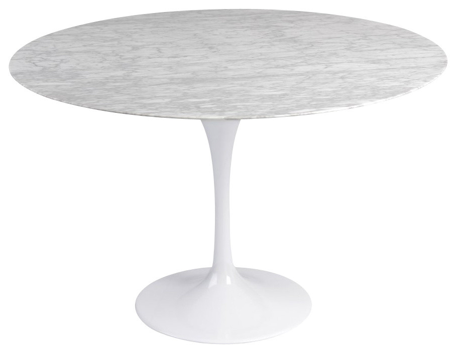 Inova Team -White Round Modern Dining Table