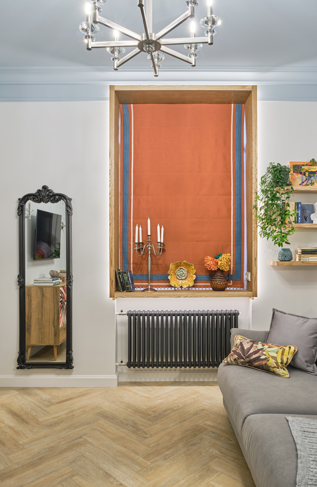 Интерьерная съёмка квартиры в сталинке на Кутузовском проспекте(Москва)