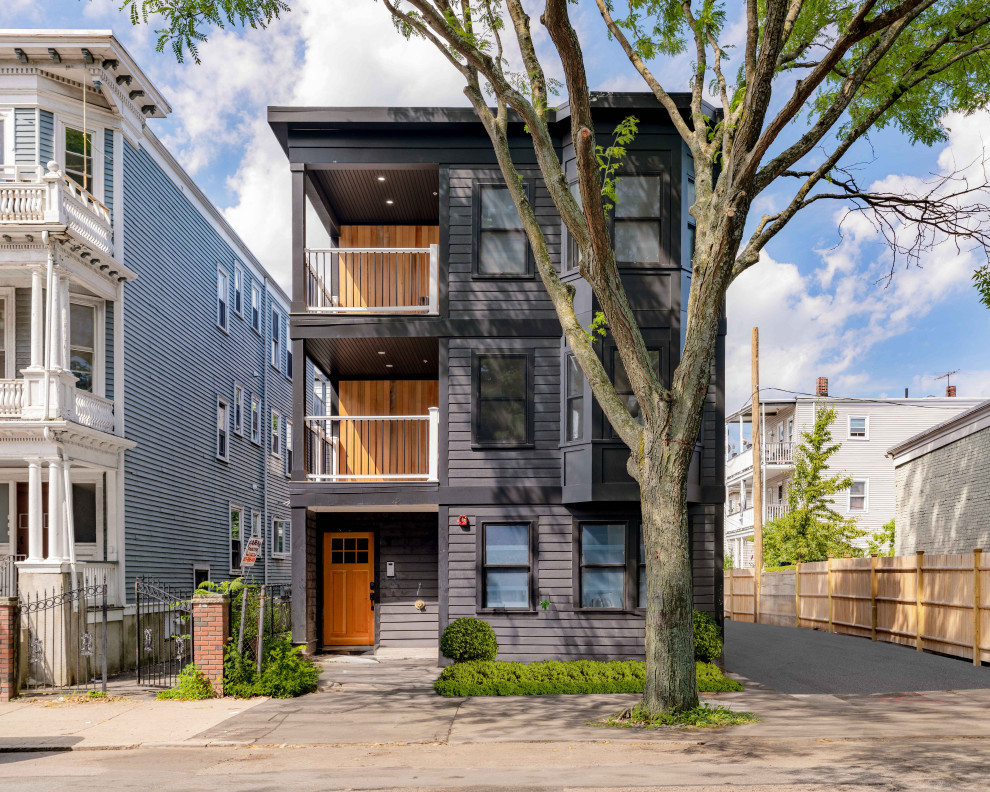 Transitional exterior home photo in Boston