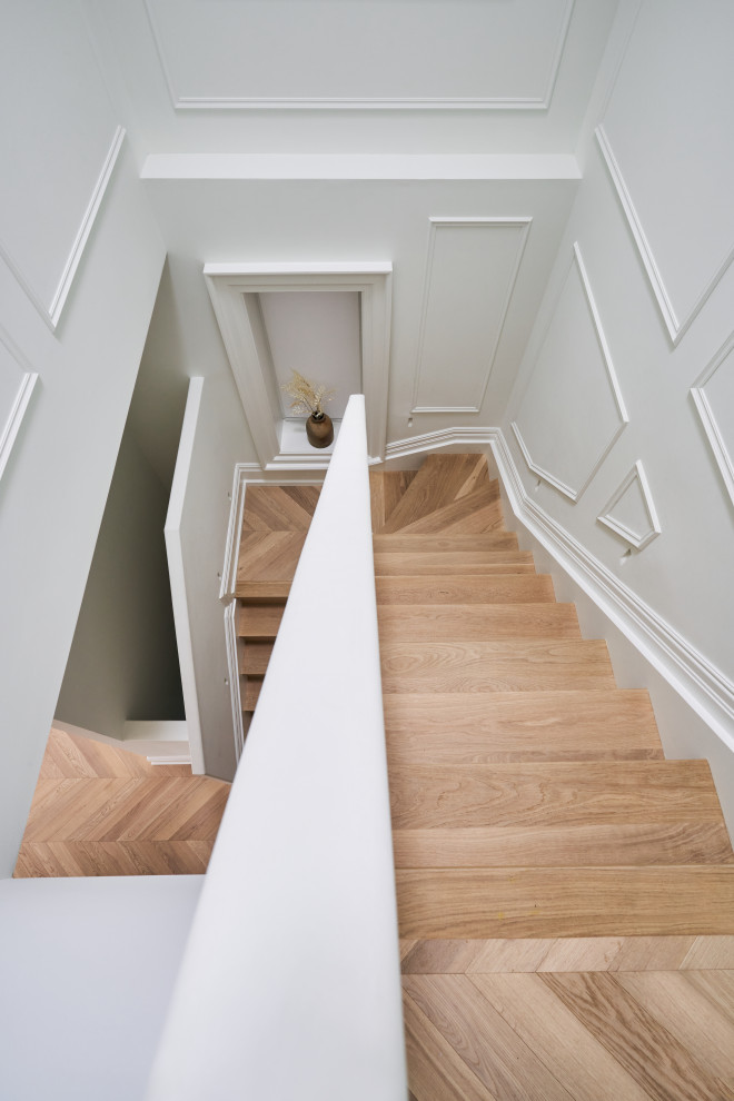 Modern Victorian Custom Home in the Beach Victorian Staircase Toronto by Alair Homes