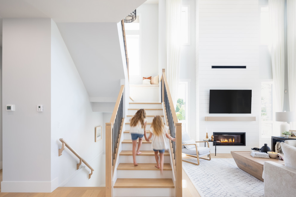 Réalisation d'un escalier marin.