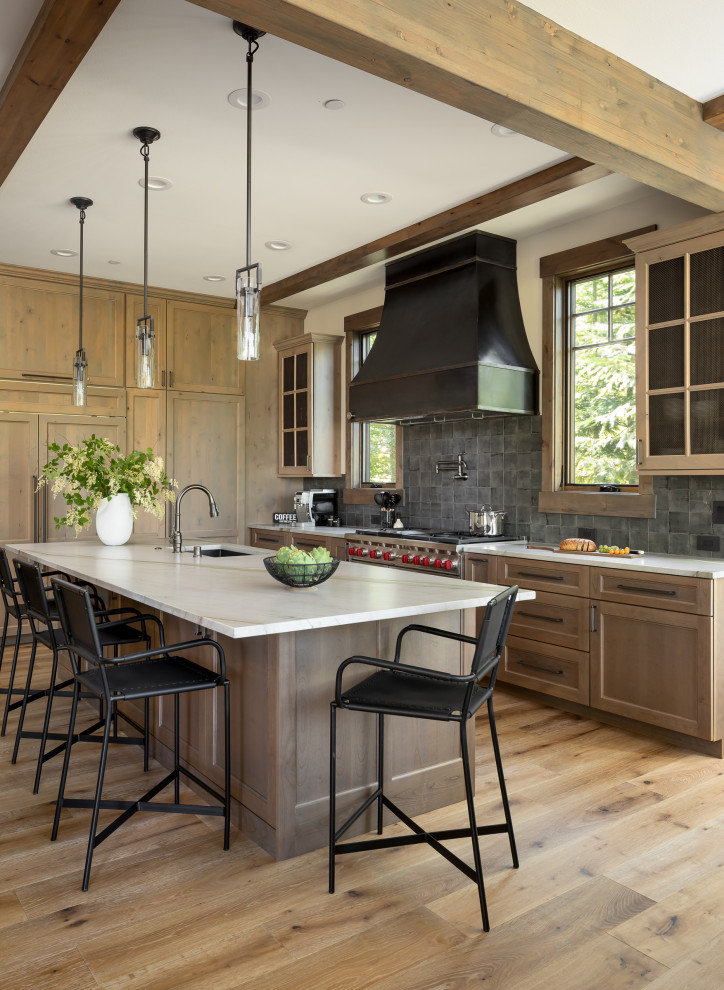 Suncadia Spa Lodge - Rustic - Kitchen - Seattle - by Space Lab Design ...