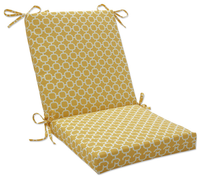 Hockley Squared Corners Chair Cushion Contemporary Outdoor Cushions
